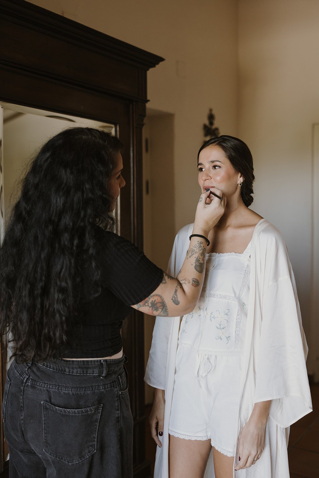 Destination wedding Málaga — Mar Armengol bridal makeup artist Spain