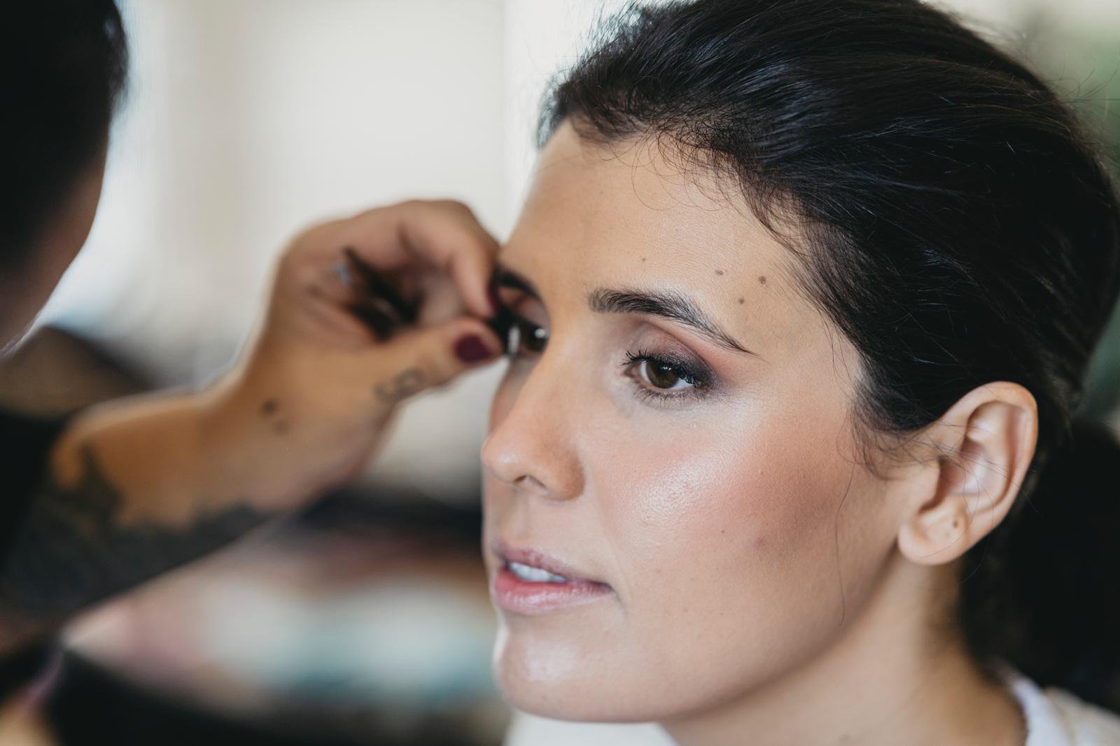 Destination wedding Málaga — bridal hair and makeup