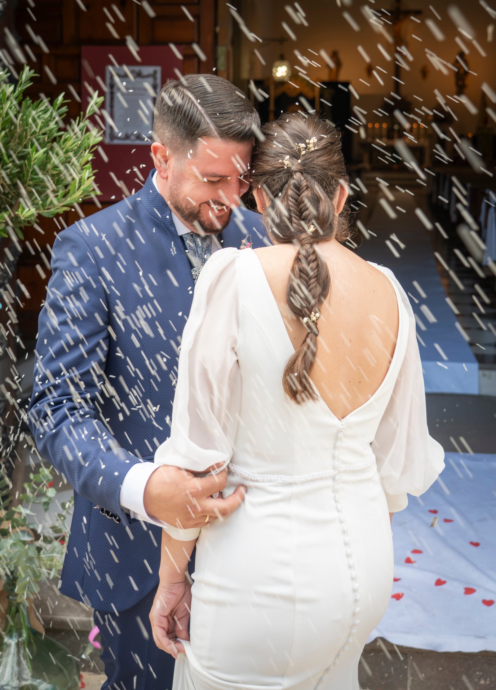 Bridal updo — hairstylist Málaga
